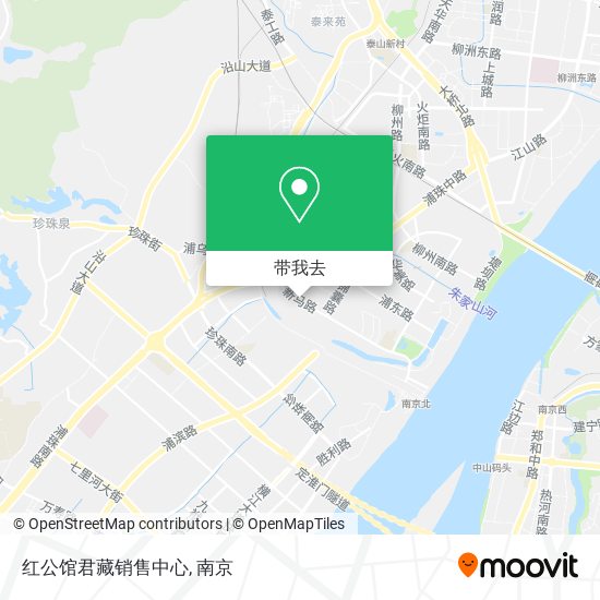 红公馆君藏销售中心地图