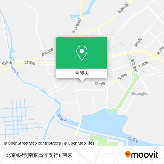 北京银行(南京高淳支行)地图