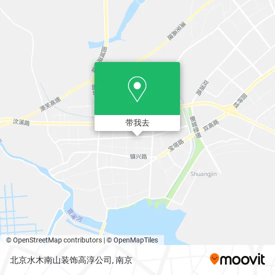 北京水木南山装饰高淳公司地图