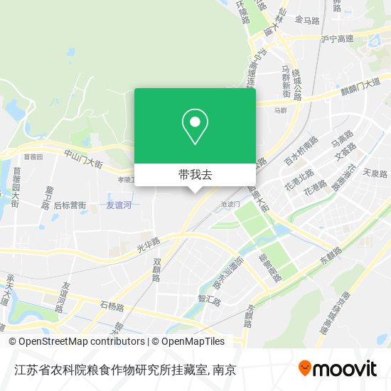江苏省农科院粮食作物研究所挂藏室地图