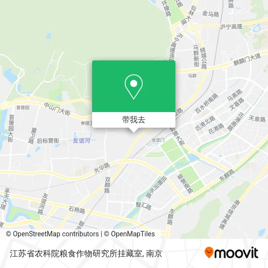 江苏省农科院粮食作物研究所挂藏室地图