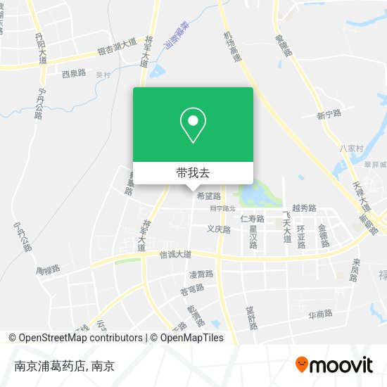 南京浦葛药店地图