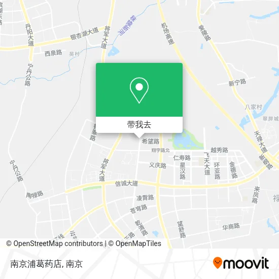 南京浦葛药店地图