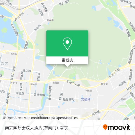 南京国际会议大酒店(东南门)地图