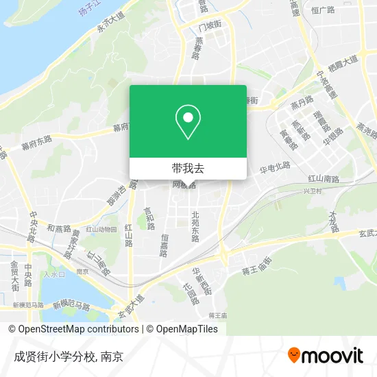 成贤街小学分校地图