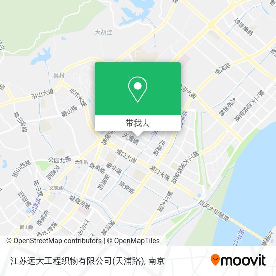 江苏远大工程织物有限公司(天浦路)地图