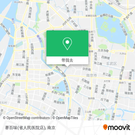 赛百味(省人民医院店)地图