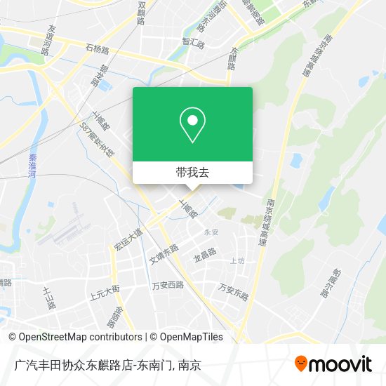 广汽丰田协众东麒路店-东南门地图