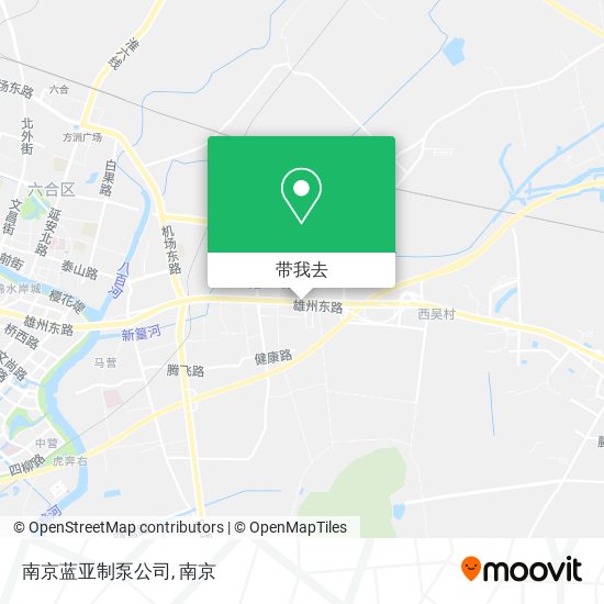 南京蓝亚制泵公司地图