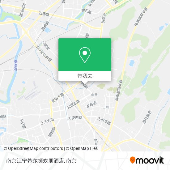 南京江宁希尔顿欢朋酒店地图
