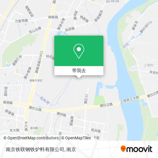 南京铁联钢铁炉料有限公司地图
