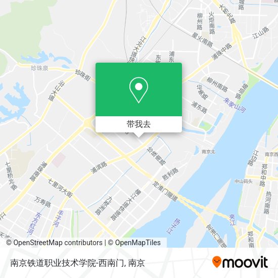 南京铁道职业技术学院-西南门地图
