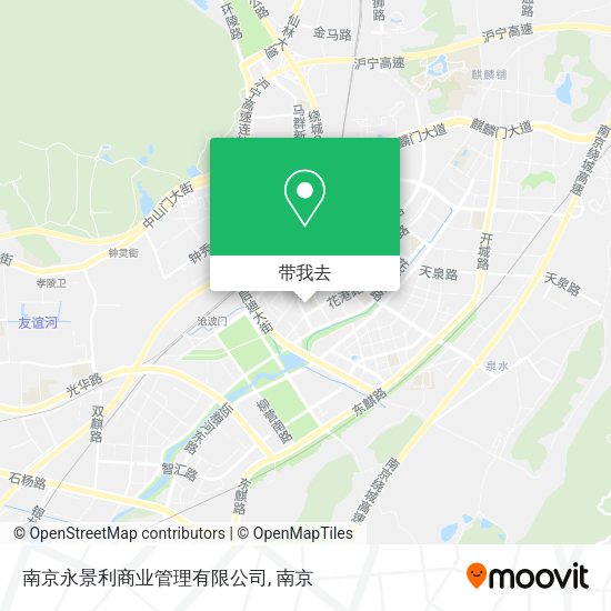 南京永景利商业管理有限公司地图