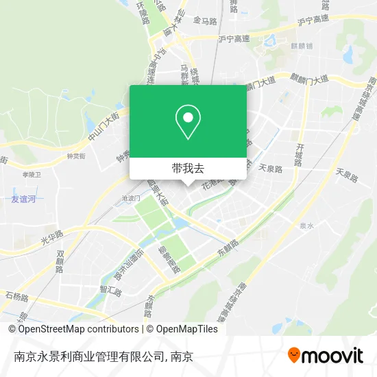 南京永景利商业管理有限公司地图