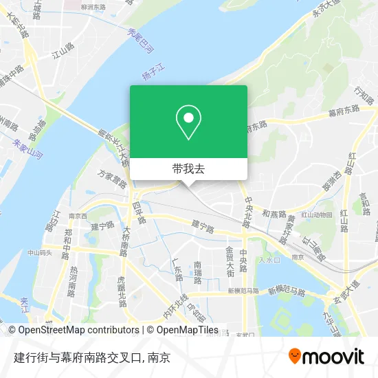 建行街与幕府南路交叉口地图