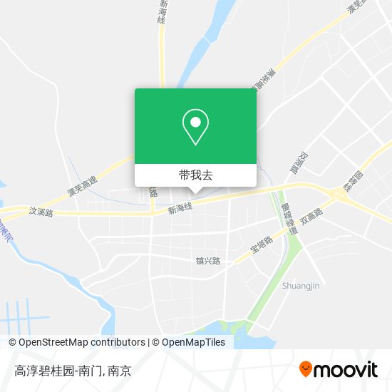 高淳碧桂园-南门地图