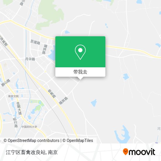 江宁区畜禽改良站地图