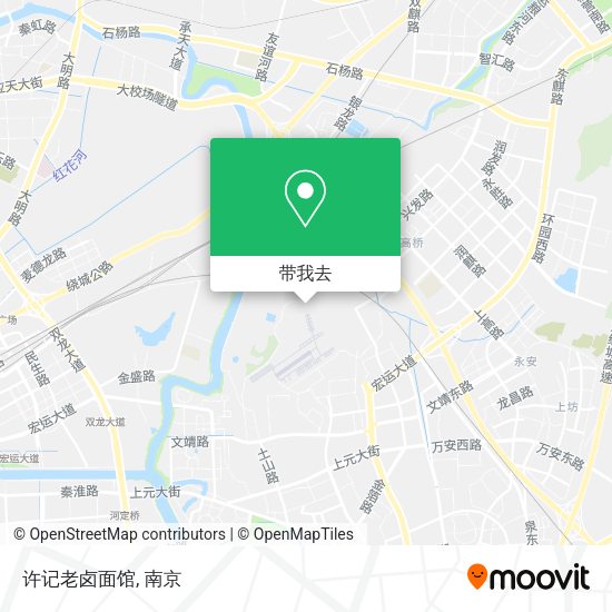 许记老卤面馆地图