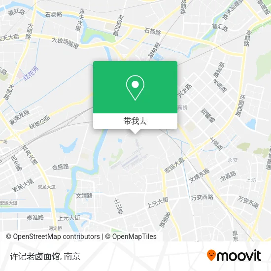 许记老卤面馆地图