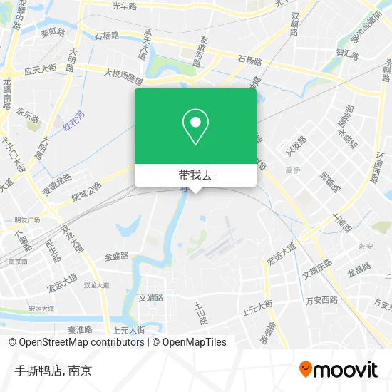 手撕鸭店地图