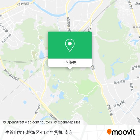 牛首山文化旅游区-自动售货机地图