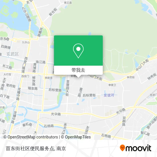 苜东街社区便民服务点地图