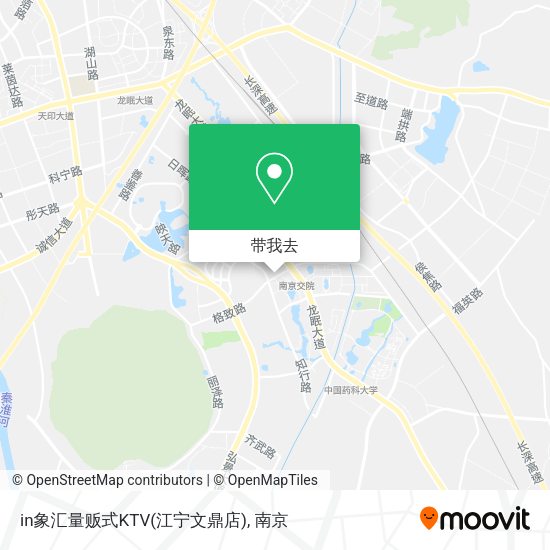 in象汇量贩式KTV(江宁文鼎店)地图