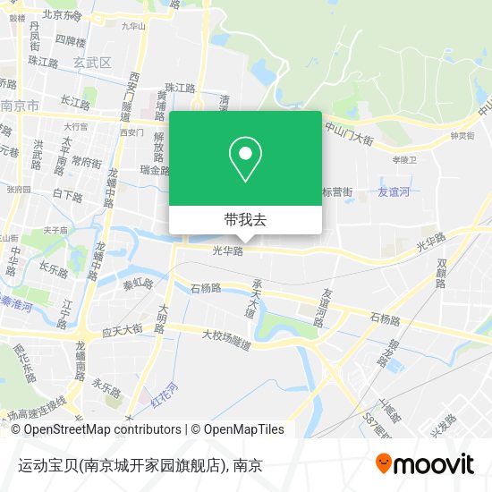 运动宝贝(南京城开家园旗舰店)地图