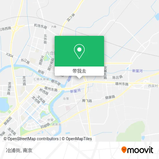 冶浦街地图