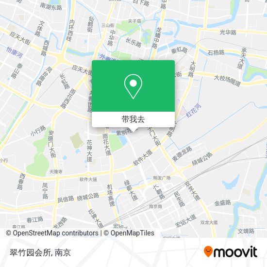 翠竹园会所地图