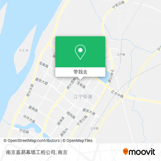 南京嘉易幕墙工程公司地图