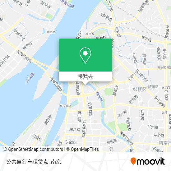 公共自行车租赁点地图