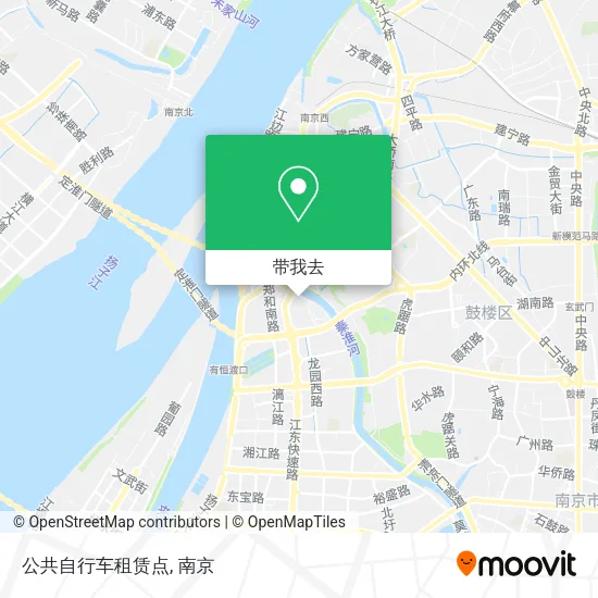 公共自行车租赁点地图