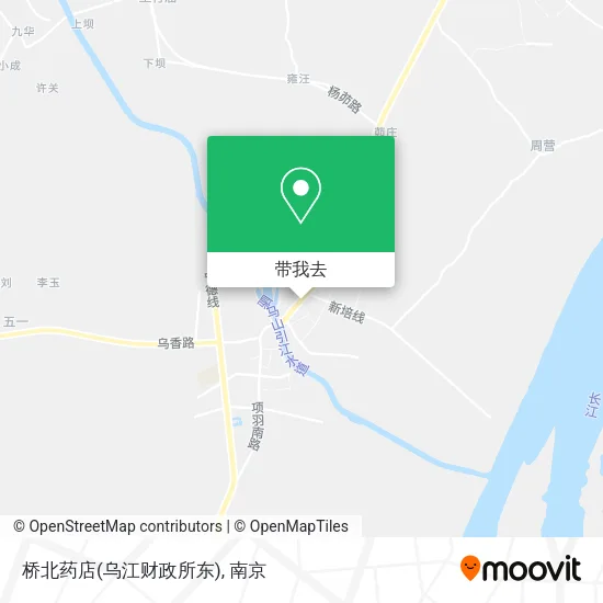 桥北药店(乌江财政所东)地图