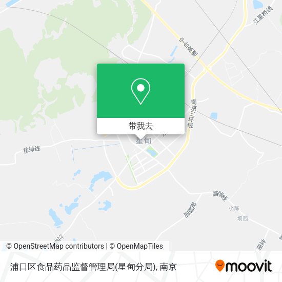 浦口区食品药品监督管理局(星甸分局)地图