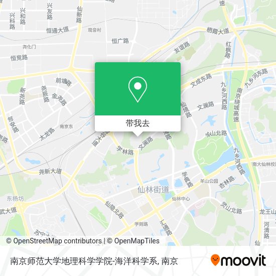 南京师范大学地理科学学院-海洋科学系地图