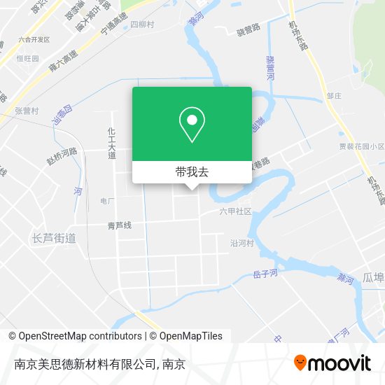 南京美思德新材料有限公司地图