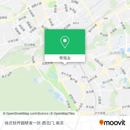 徐庄软件园研发一区-西北门地图