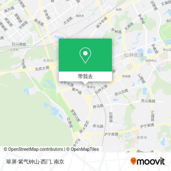 翠屏·紫气钟山-西门地图