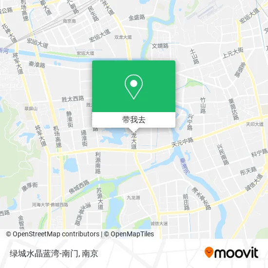 绿城水晶蓝湾-南门地图