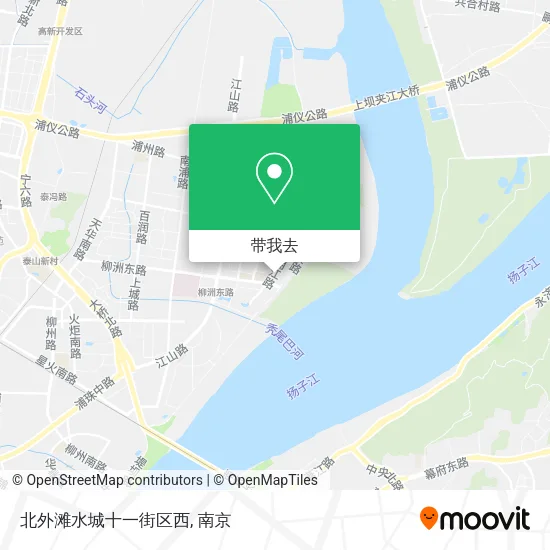 北外滩水城十一街区西地图