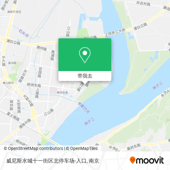 威尼斯水城十一街区北停车场-入口地图