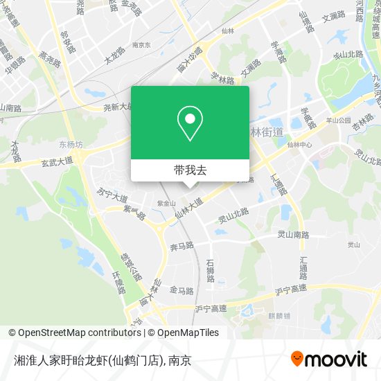 湘淮人家盱眙龙虾(仙鹤门店)地图