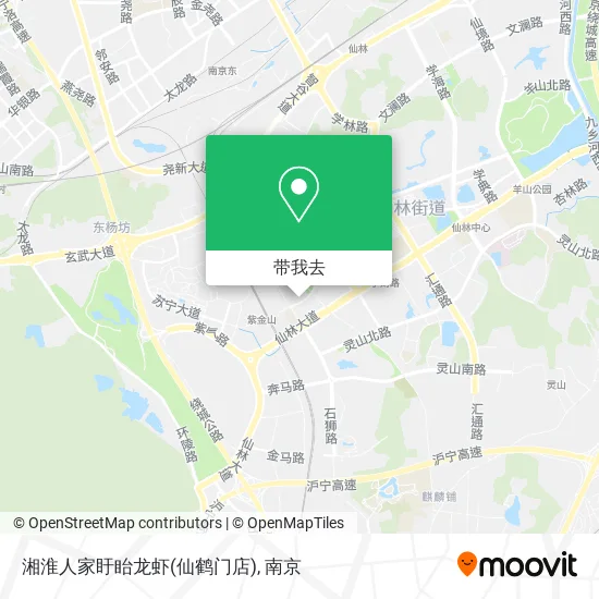 湘淮人家盱眙龙虾(仙鹤门店)地图