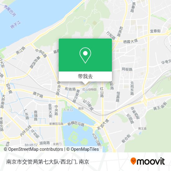 南京市交管局第七大队-西北门地图