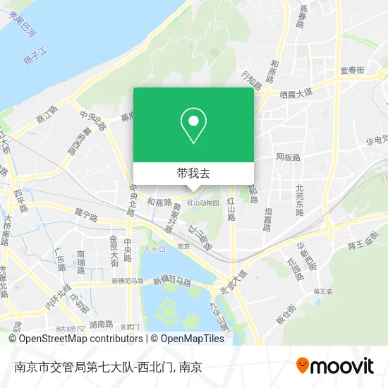 南京市交管局第七大队-西北门地图