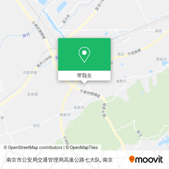 南京市公安局交通管理局高速公路七大队地图