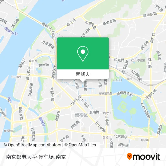 南京邮电大学-停车场地图