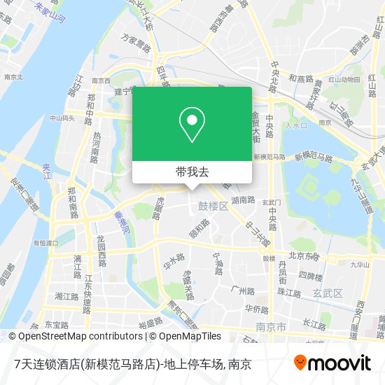 7天连锁酒店(新模范马路店)-地上停车场地图