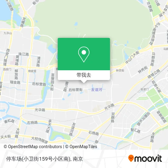 停车场(小卫街159号小区南)地图